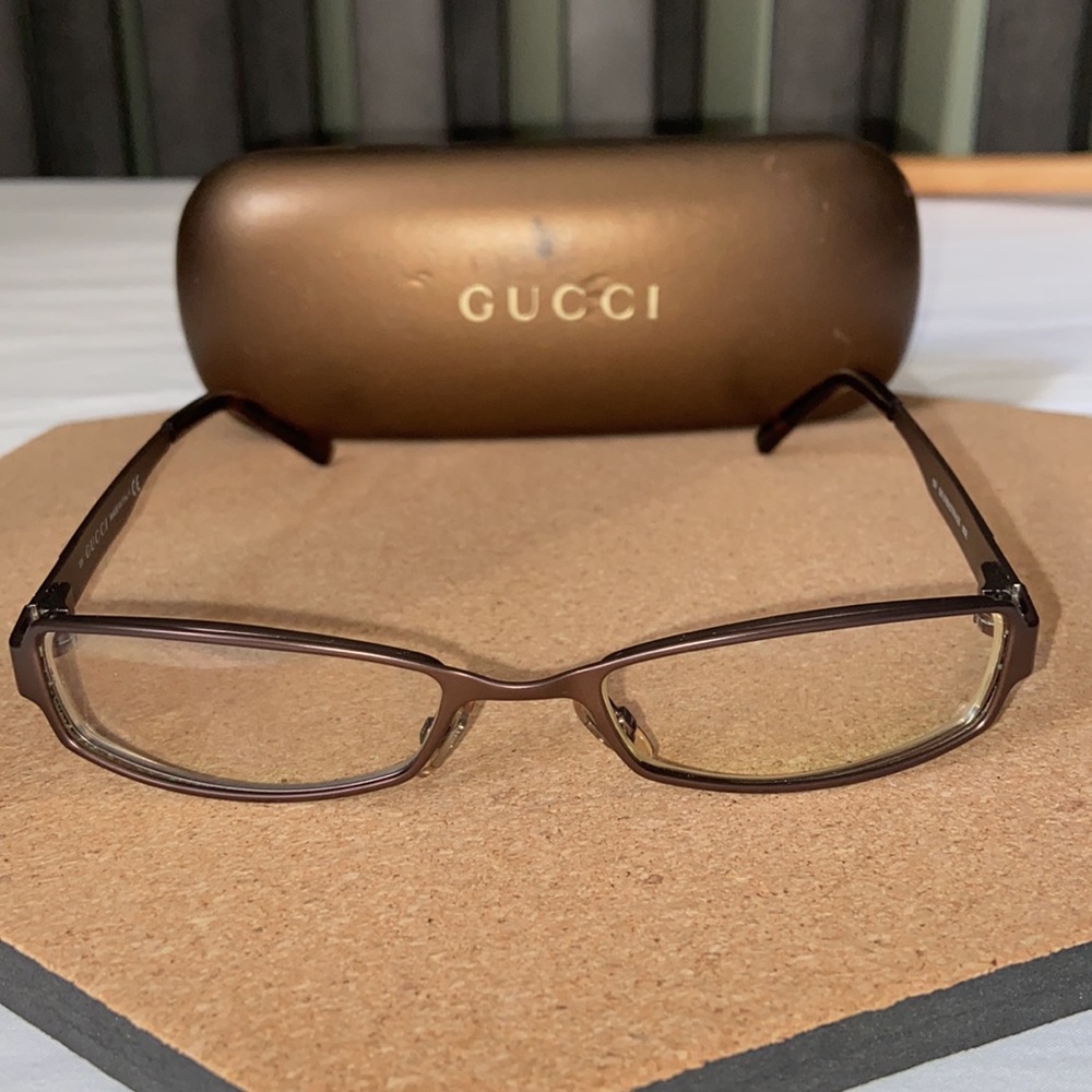 Authentic Gucci Rectangle Eyeglass Frames Gg 2769… - image 3